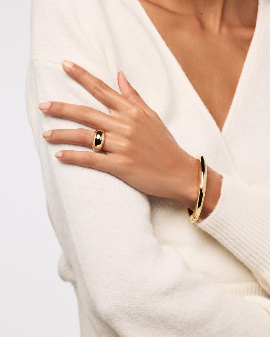 Polished Gold Bangle
